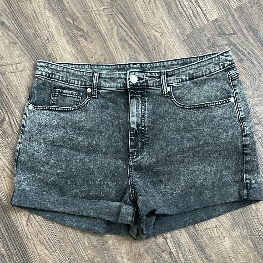 Denim Black Women's Shorts